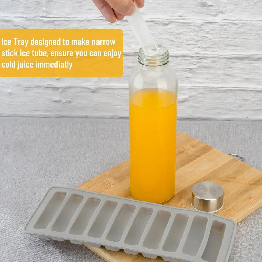 Glass Water Bottles With Lids Leak Proof Stainless Steel Cap