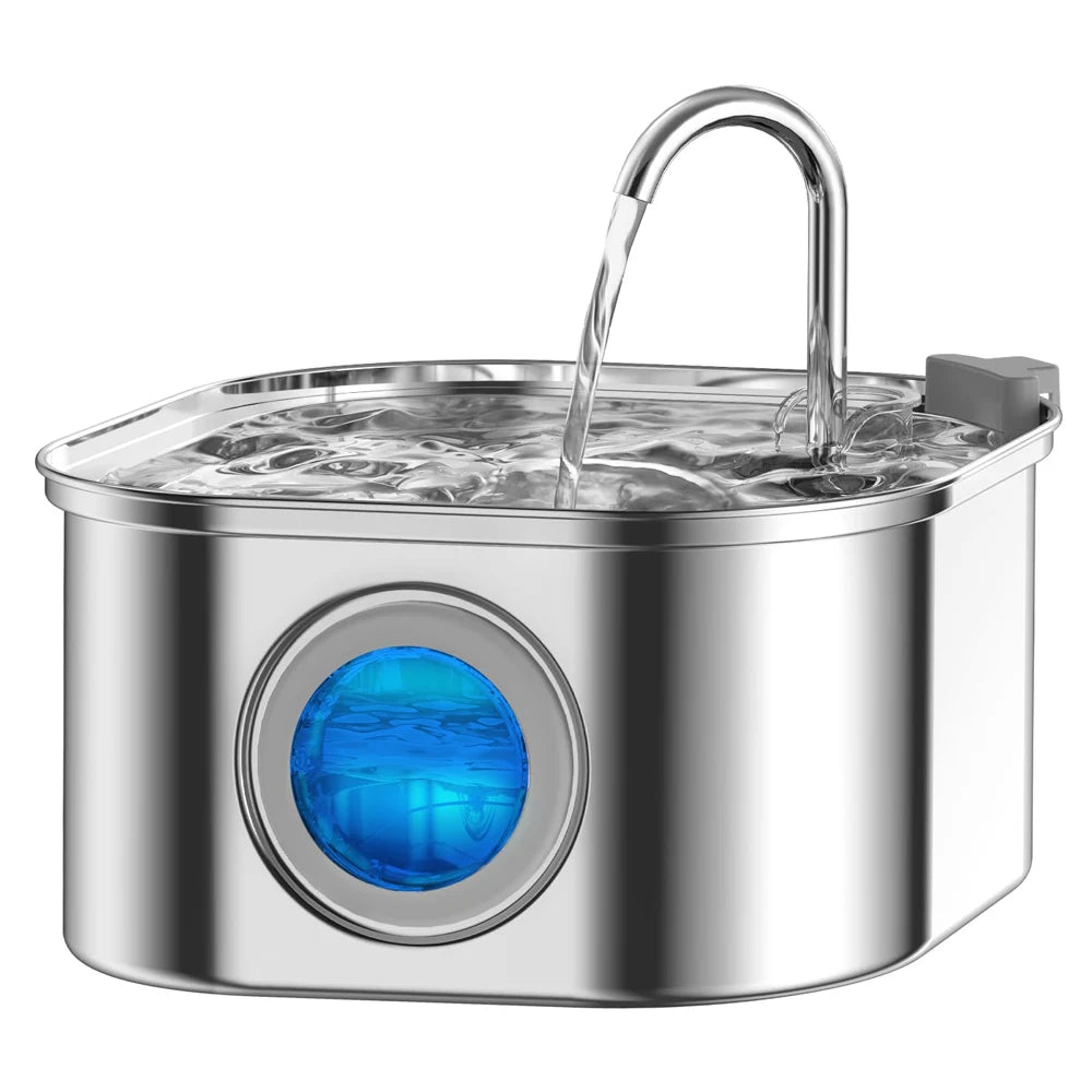Stainless Steel Pet Water Fountain Automatic Dispenser