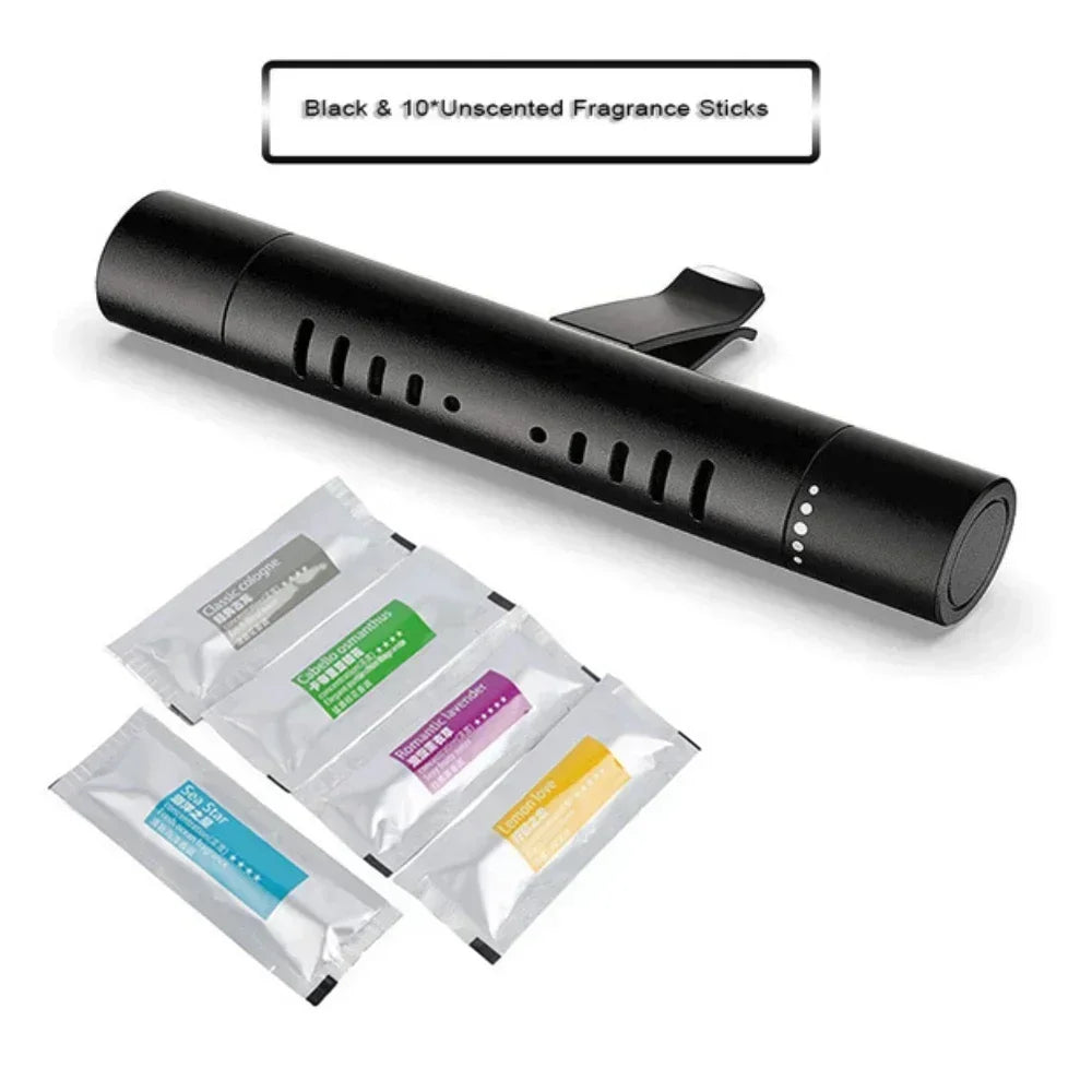 Custom Cylindrical Car Vent Clip Diffuser With 10 Refill Sticks