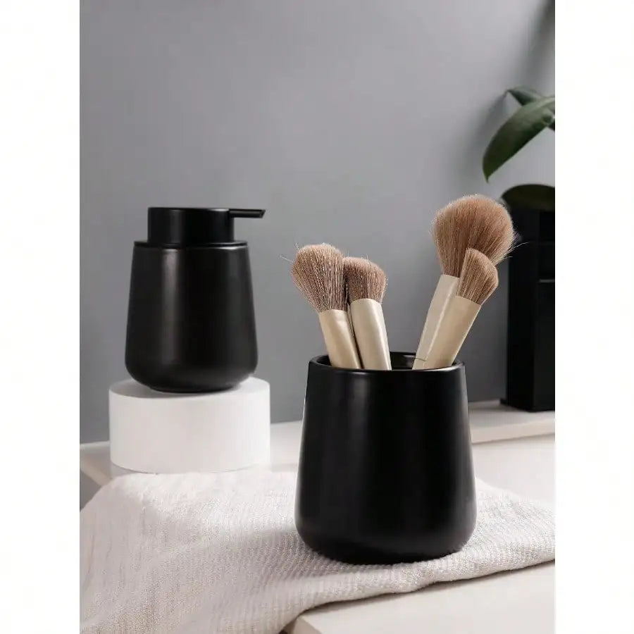 Soap And Holder Set Ceramic Bath Accessories For Bathroom