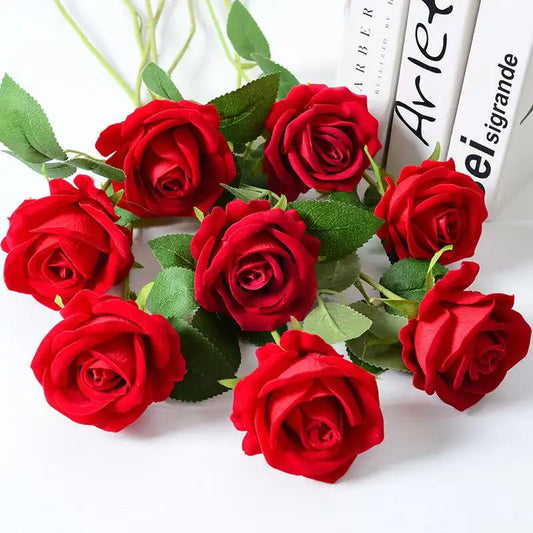 Artificial Roses Realistic Flowers For Wedding And Home Decor