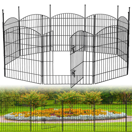 Decorative Garden Fence With Gate For Outdoor Use Durable