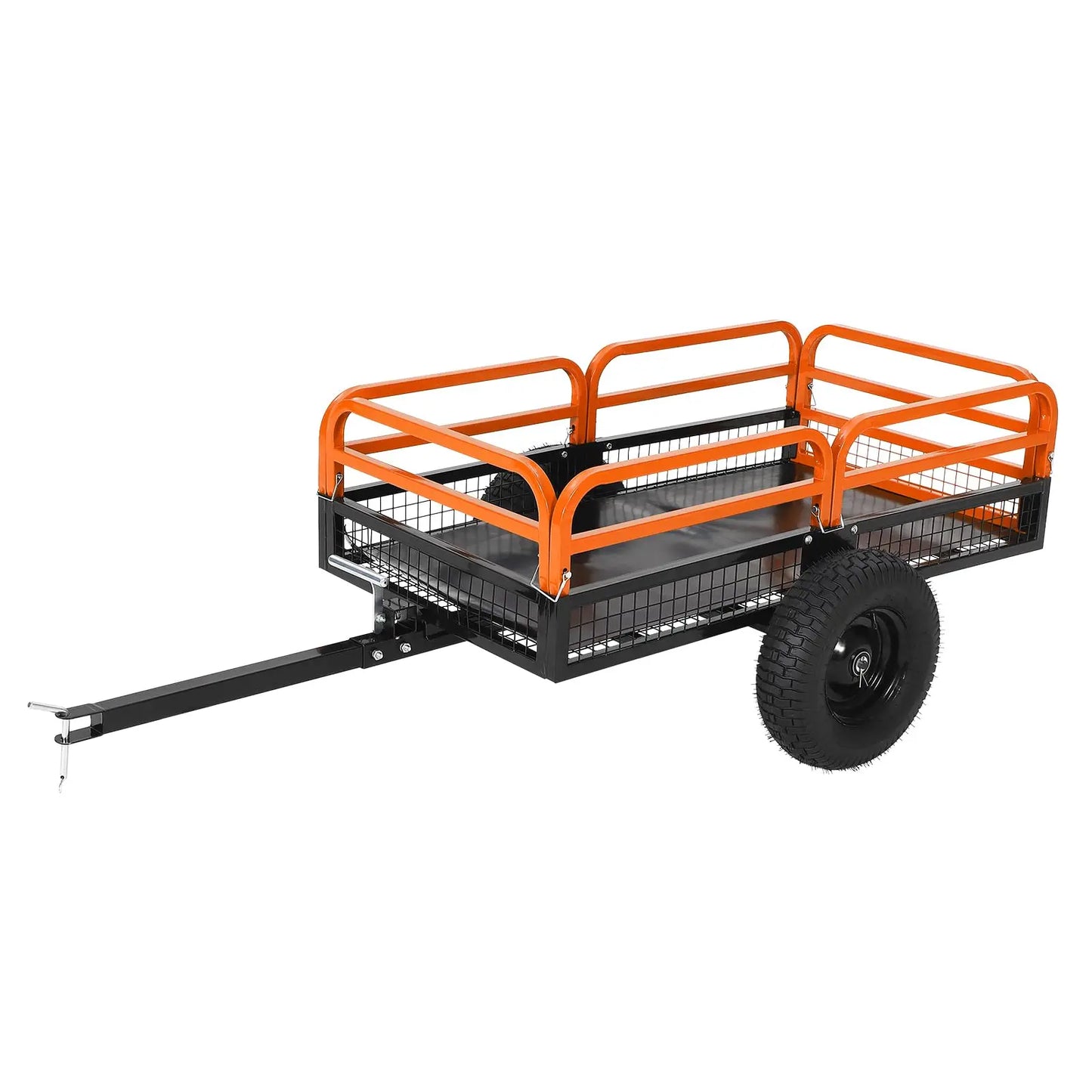Acekool Heavy Duty Steel Garden Dump Trailer With Removable Sides