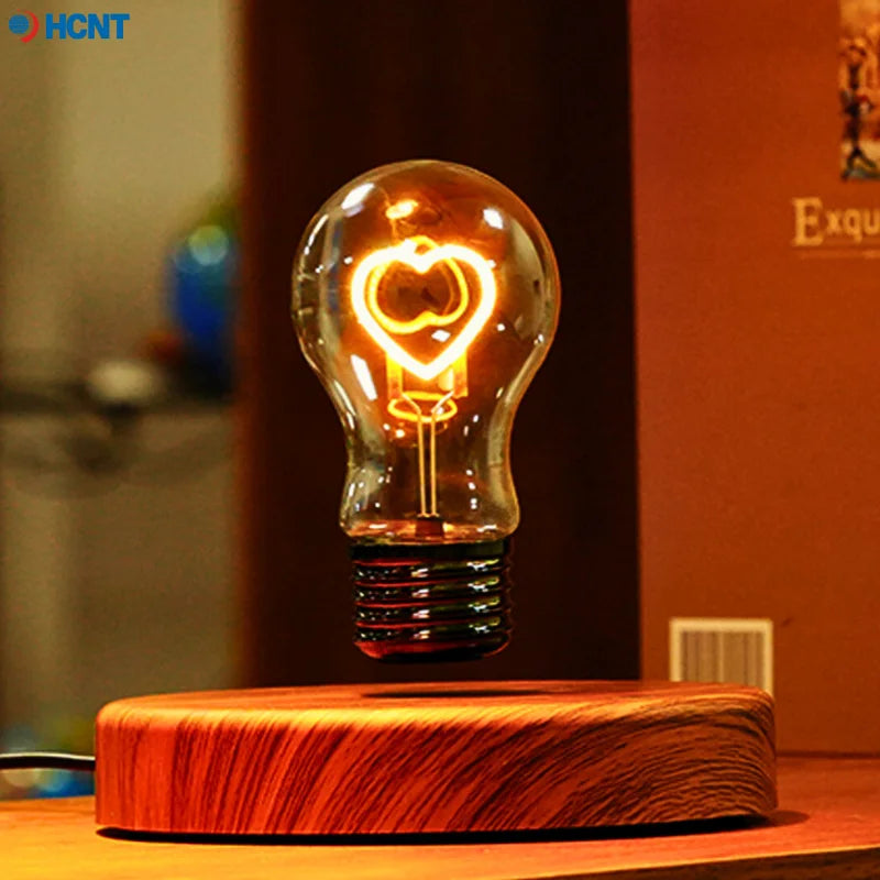 HCNT Levitating Bulb Lamp Magnetic Floating Desk Night Light