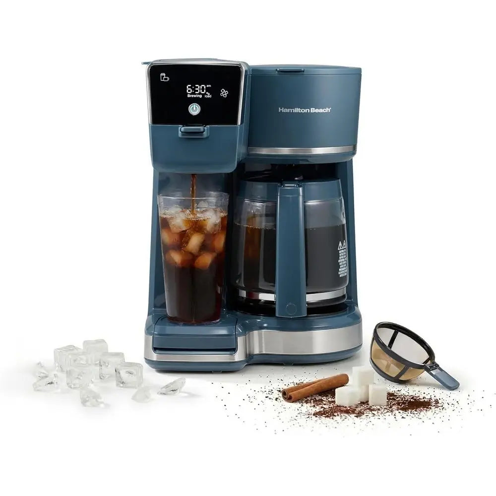 Stainless Steel Dual Brew Coffee Maker With Programmable Controls