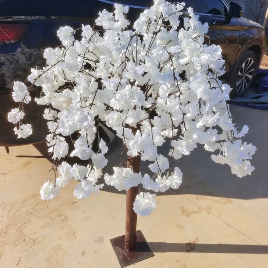 Simulation Cherry Blossom Floor Tree Decoration For Outdoor Events