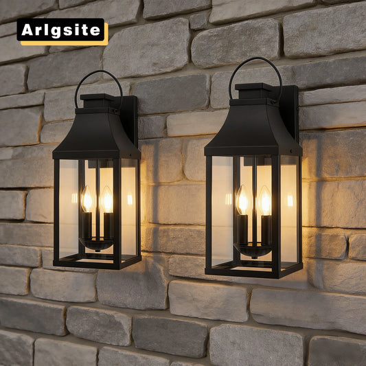 ARLGSITE Outdoor Wall Sconce Weather Resistant Exterior Light