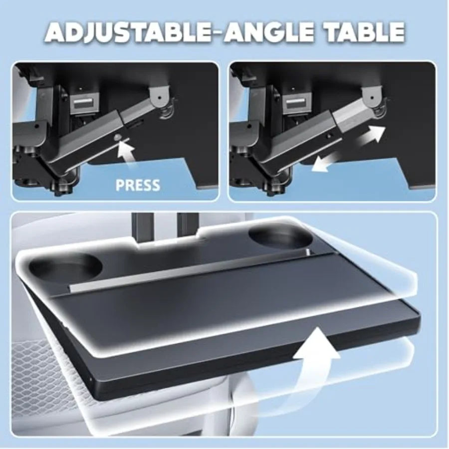 Car Back Seat Tray Table For Rear Passengers Foldable Multifunction