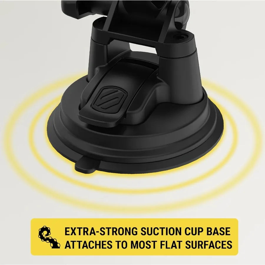 SCOSCHE MagicMount Pro2 Heavy-Duty Phone Mount For Windshield And Dashboard