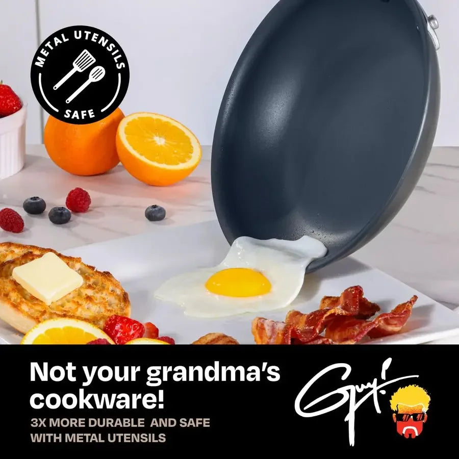 XMSJ Nonstick Titanium Cookware Set Dishwasher Safe