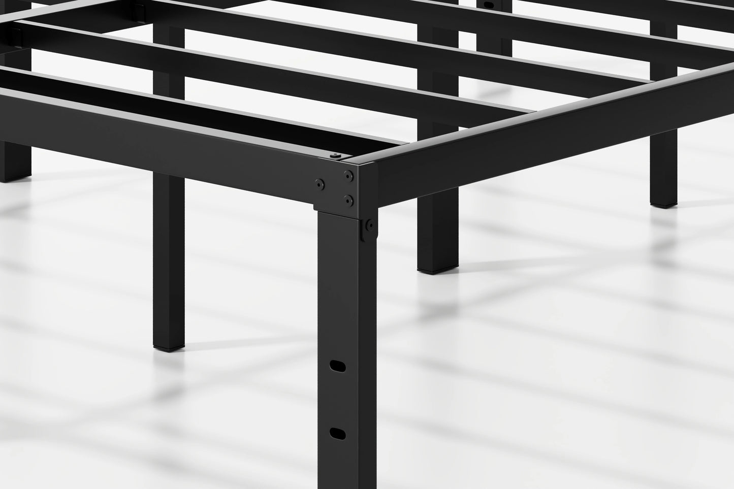 AROMUSTIME Platform Bed Frame Heavy Duty Metal Foundation Easy Assembly
