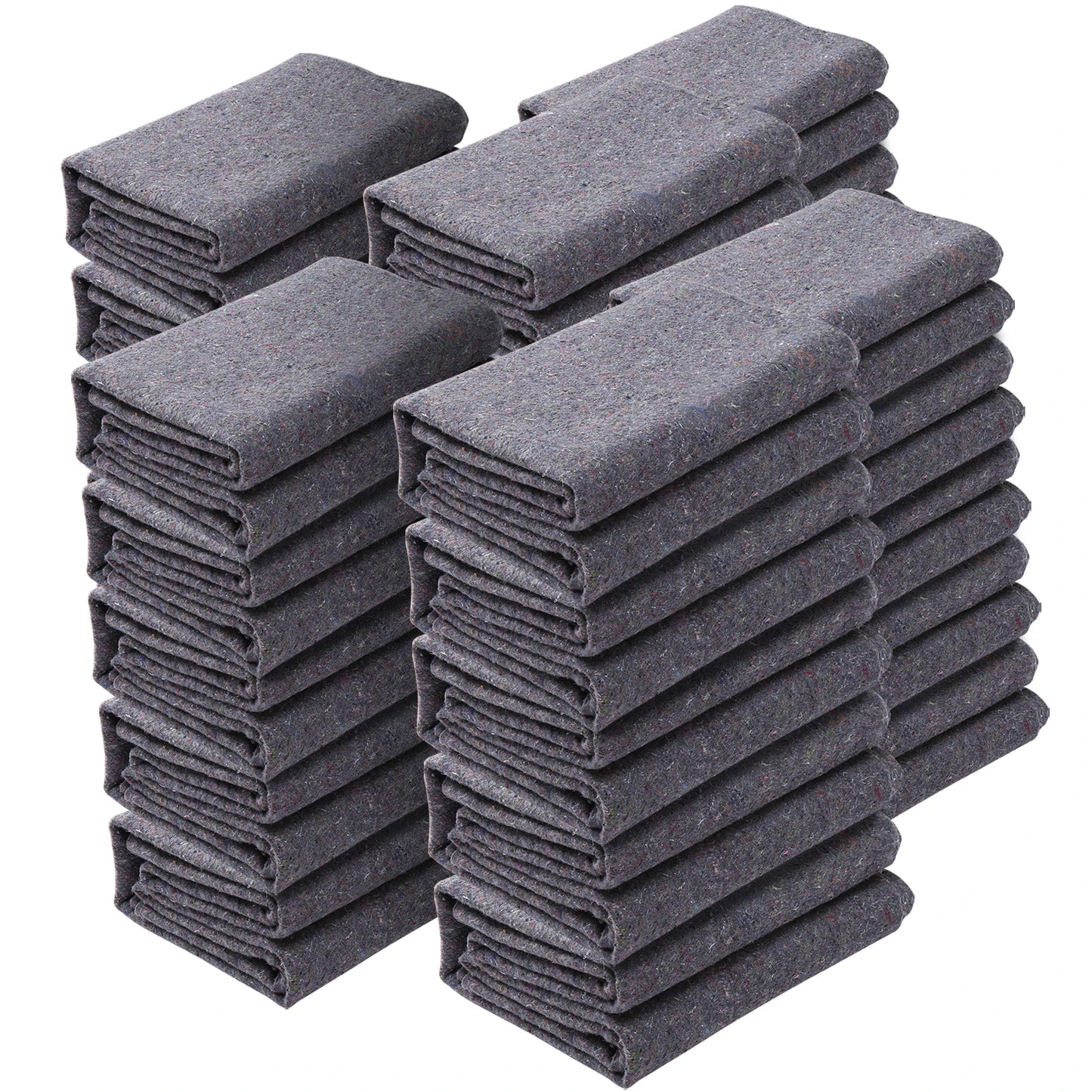 SucceBuy Heavy Duty Moving Blankets Recycled Cotton Furniture Packing Protection