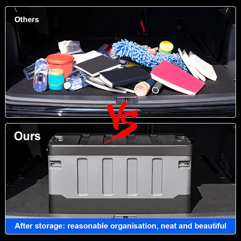 Mojoyce 60L Folding Waterproof Car Trunk Storage Organizer