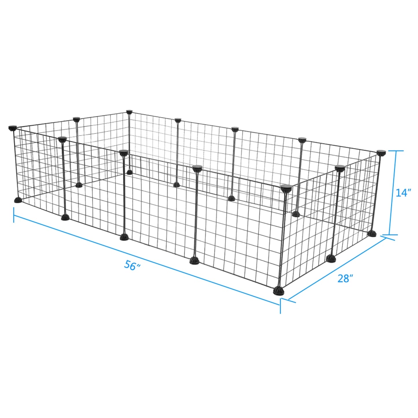 Metal Pet Playpen Indoor Cage For Guinea Pigs And Rabbits
