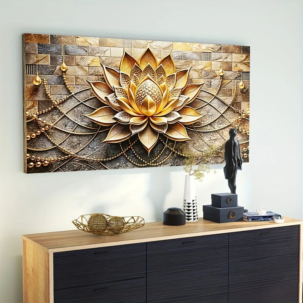 Modern Abstract Floral Canvas Art for Interiors Home Decor Wall