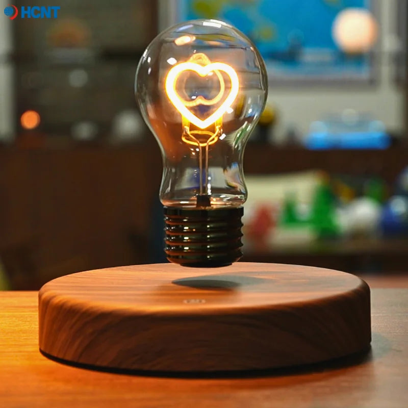 HCNT Levitating Bulb Lamp Magnetic Floating Desk Night Light