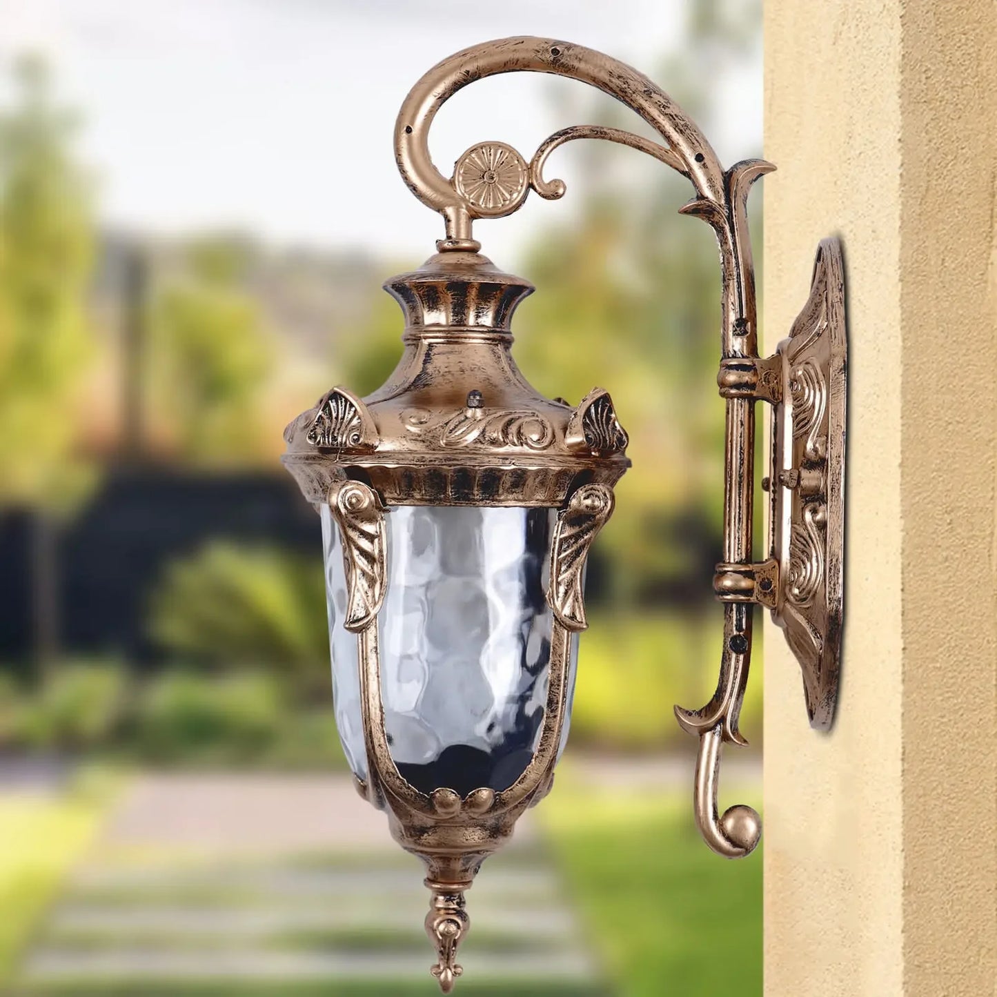 Bymaocar Outdoor Wall Sconce Light Waterproof Die Cast Aluminum Lantern