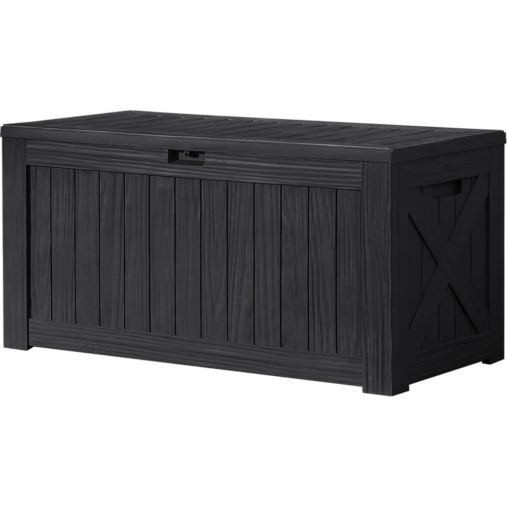 Devoko Resin Outdoor Deck Box Waterproof Storage Bench For Patio