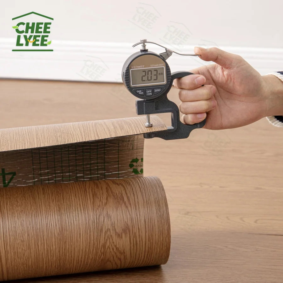 Self-Adhesive Wall and Floor Sticker Wood Grain Marble Design Wallpaper