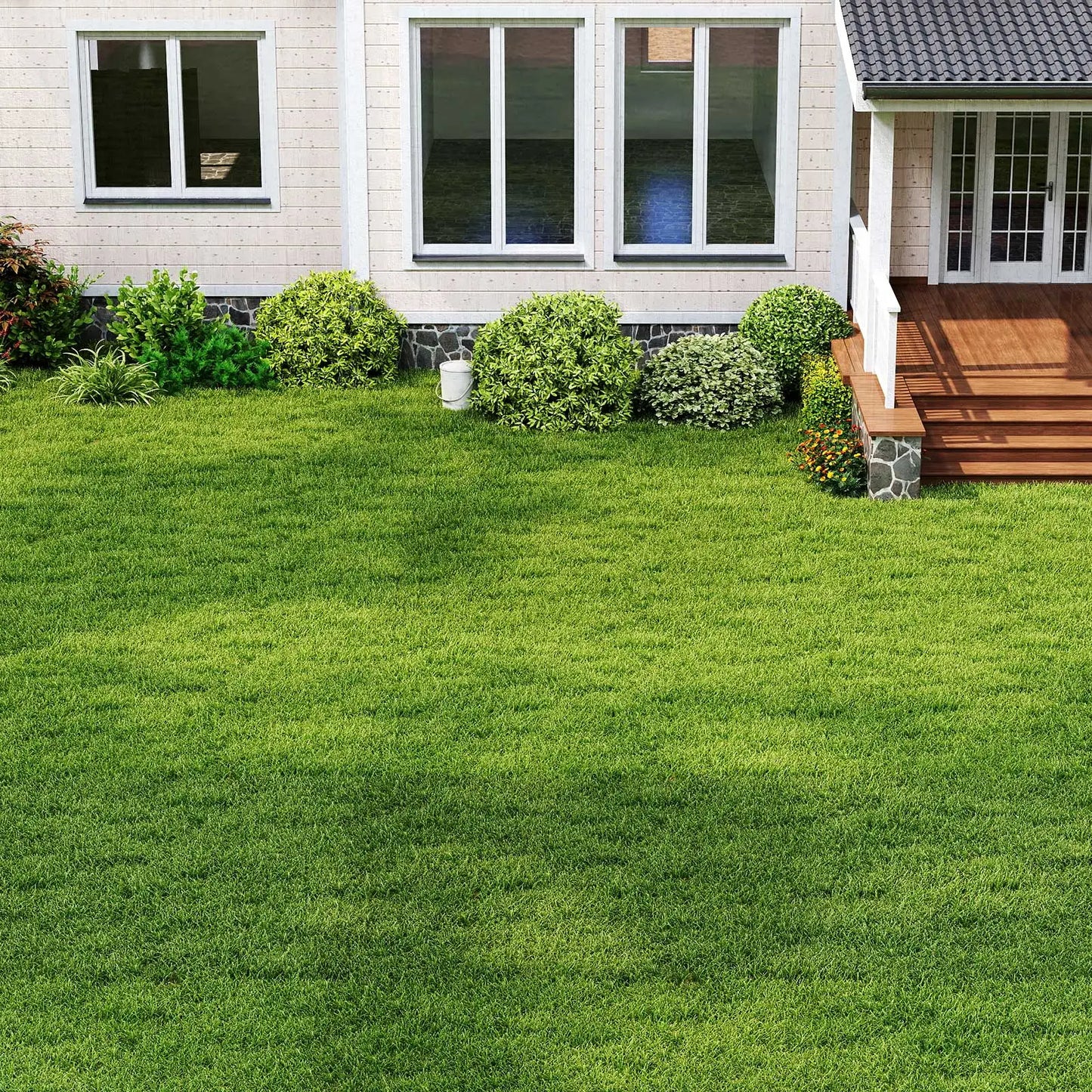 LIFEZEAL Artificial Grass Turf With Drainage Holes And Nonslip Bottom
