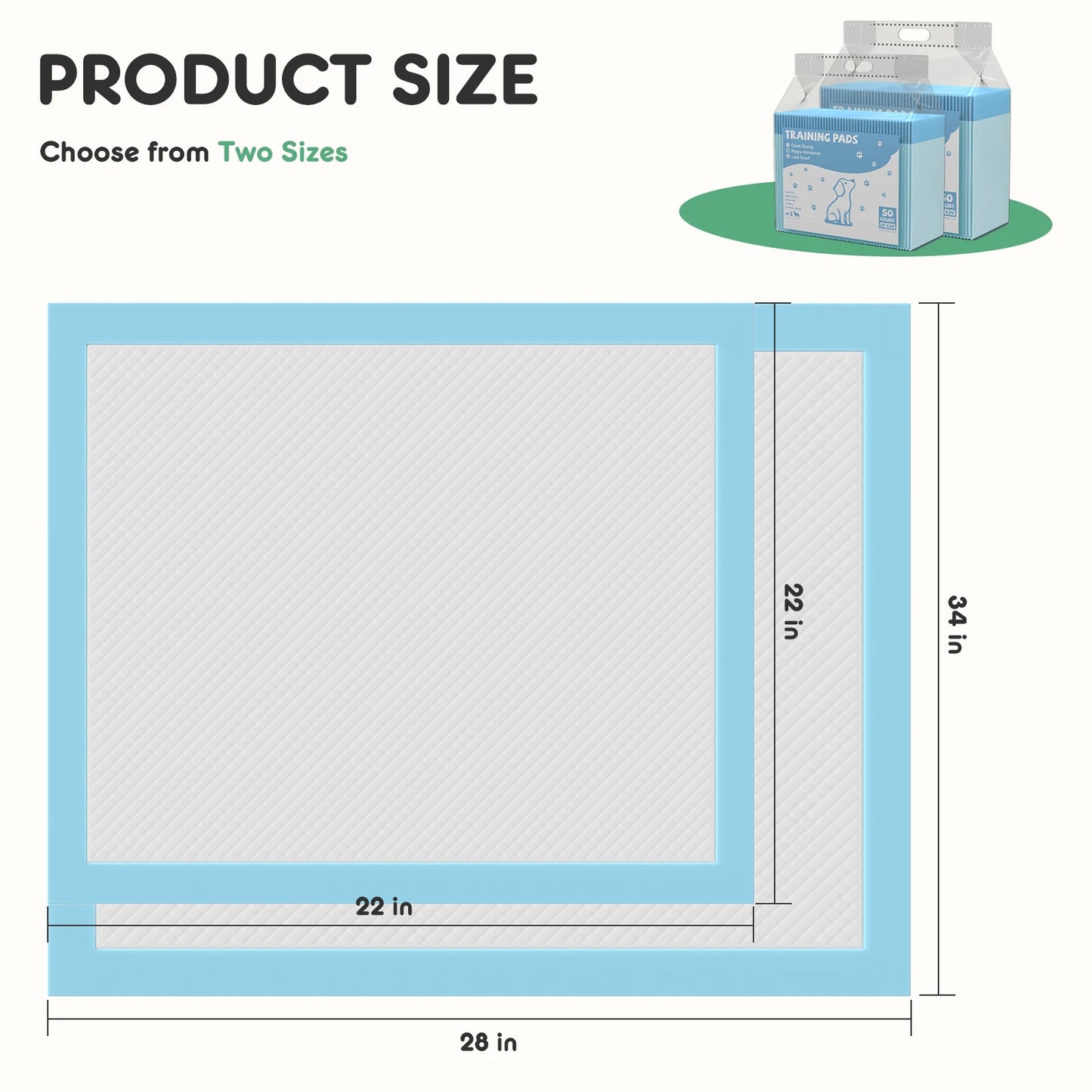 Quick Drying Disposable Pet Pee Pads For Dogs And Cats