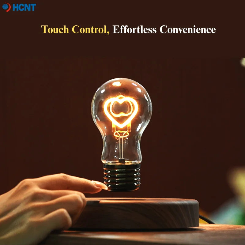 HCNT Levitating Bulb Lamp Magnetic Floating Desk Night Light