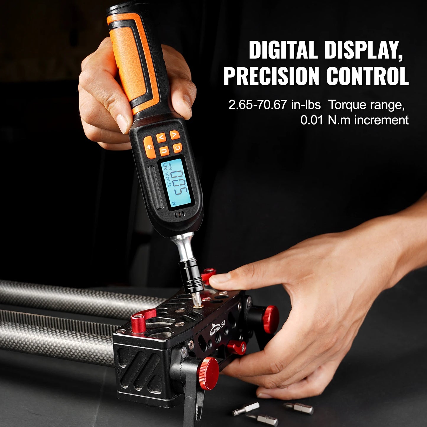 SucceBuy Digital Torque Screwdriver With Bits And LCD