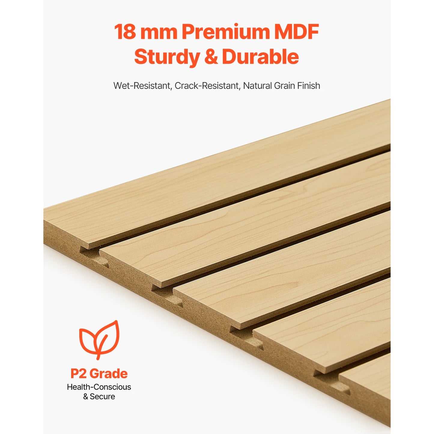 Easy Install Adjustable MDF Garage Slat Wall Paneling System