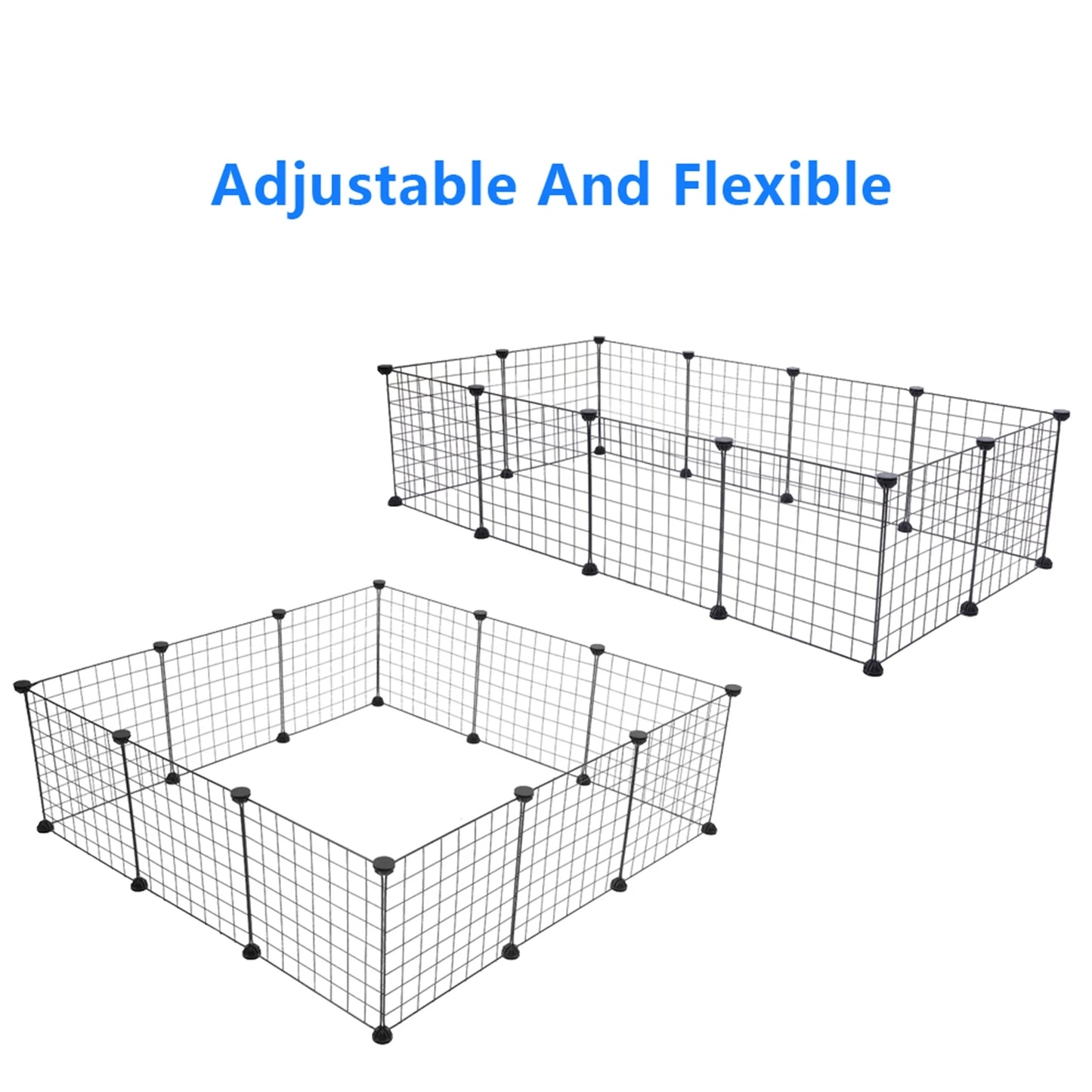 Metal Pet Playpen Indoor Cage For Guinea Pigs And Rabbits