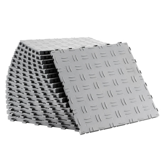 Interlocking Polypropylene Garage Floor Tiles With Non Slip Surface