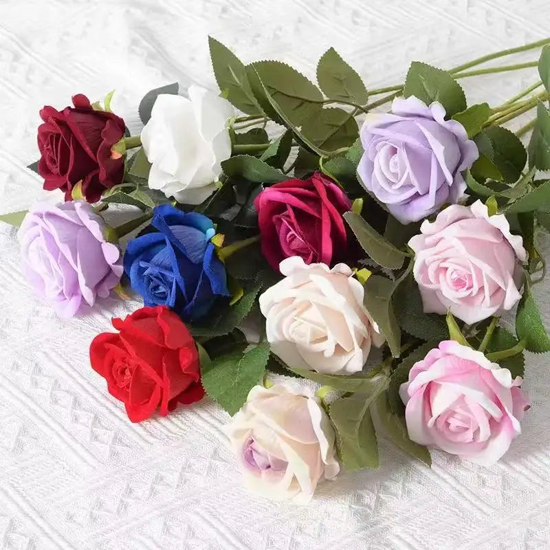 Artificial Roses Realistic Flowers For Wedding And Home Decor