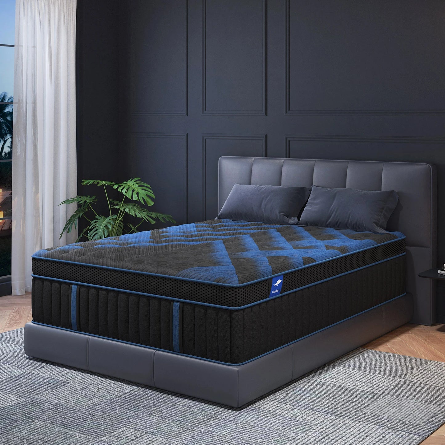 Sweetlove Hybrid Memory Foam Mattress In Box Euro Top
