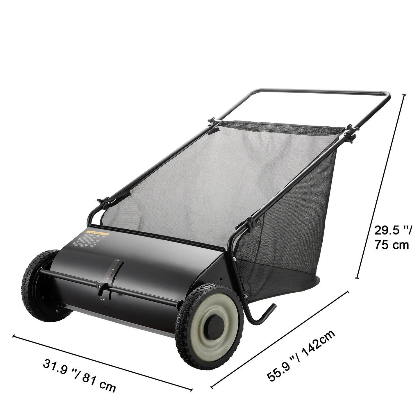 SucceBuy Tow Behind Heavy Duty Lawn Sweeper
