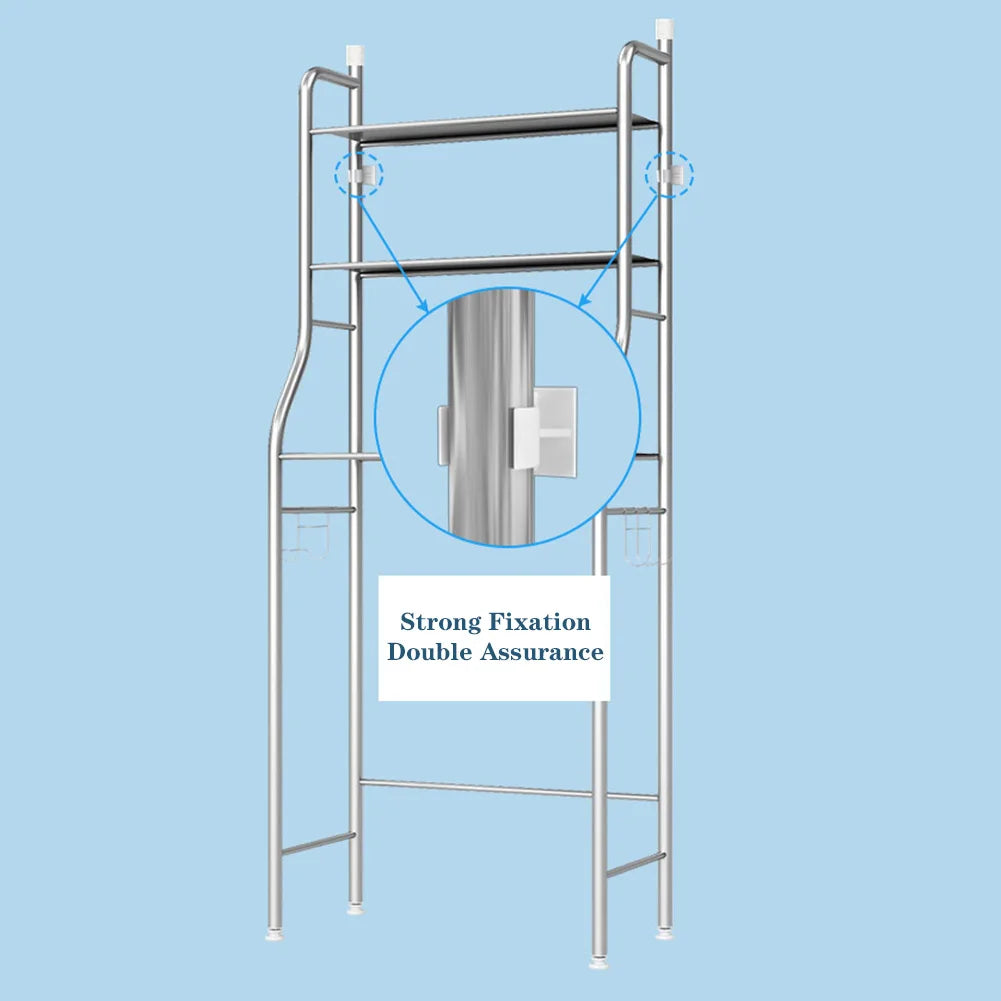 HiMISS Freestanding Over Toilet Storage Shelf Bathroom Organizer Rack