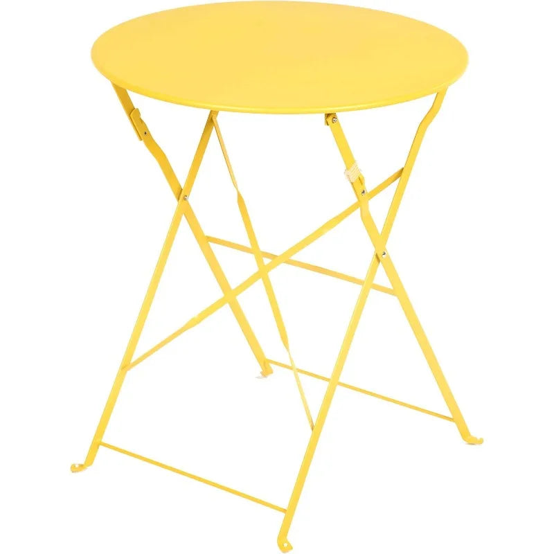 Grand Patio 3-Piece Folding Bistro Set With Premium Steel Frame