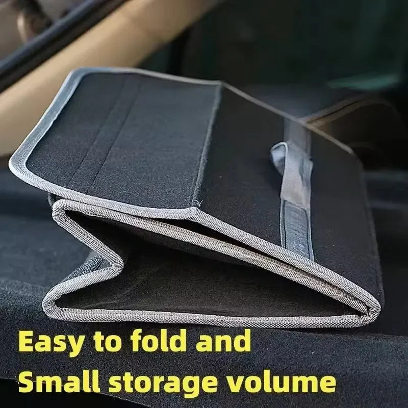 Car Trunk Organizer Felt Storage Bag Large Capacity Anti Slip