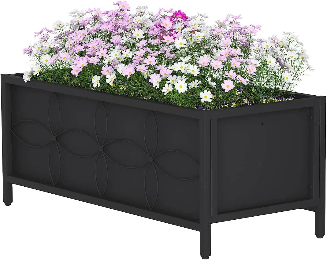 Sturdy Raised Garden Bed With Fabric Liners For Vegetables