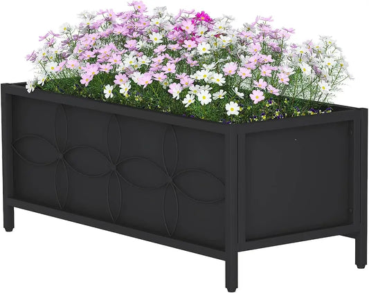 Sturdy Raised Garden Bed With Fabric Liners For Vegetables