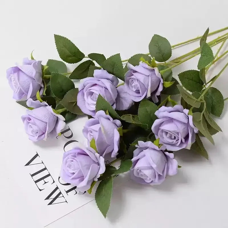 Artificial Roses Realistic Flowers For Wedding And Home Decor