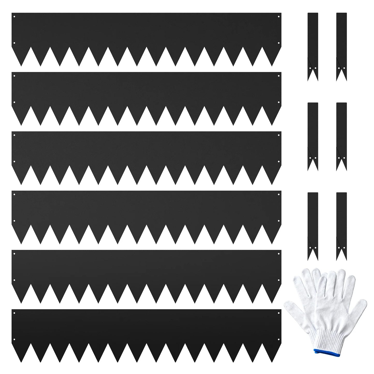 HiMISS Garden Steel Landscape Edging Kit For Lawn And Yard