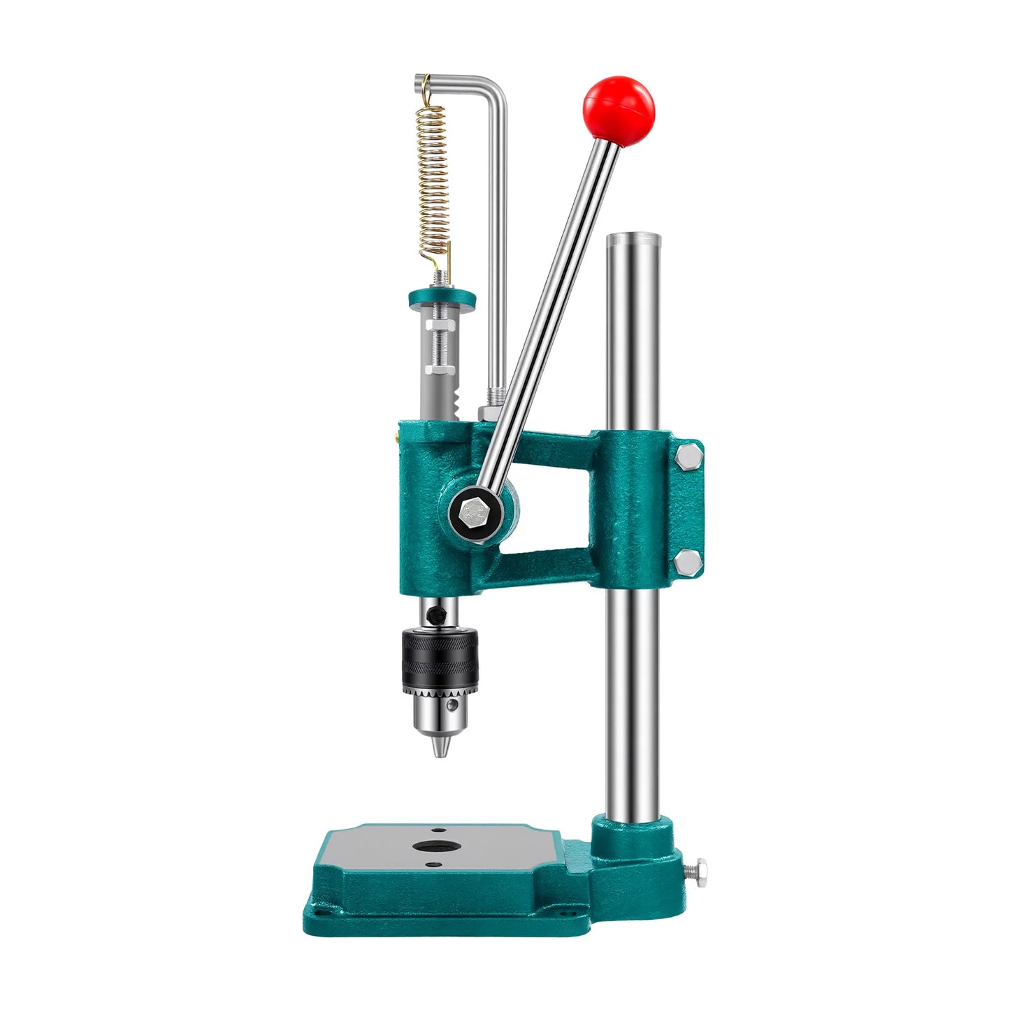 Bymaocar Manual Leather Hole Puncher Adjustable Portable Press Machine
