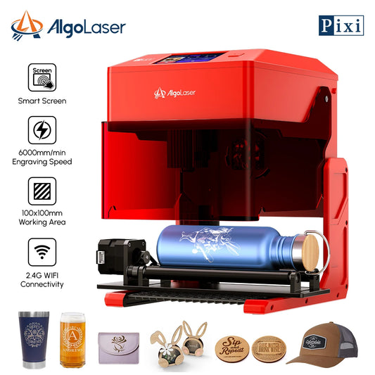 AlgoLaser PIXI Laser Engraver Portable 3W 5W 10W Power