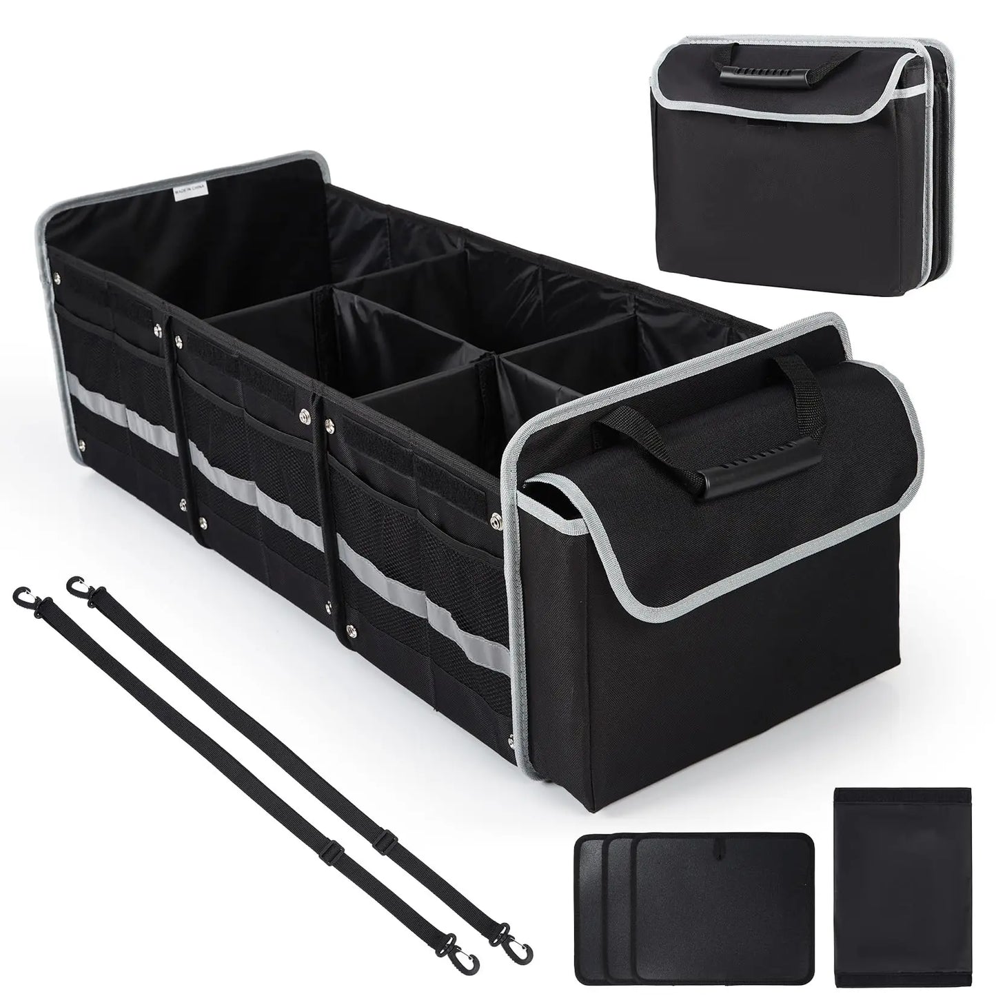 HiMISS Foldable Waterproof Car Trunk Organizer Bin