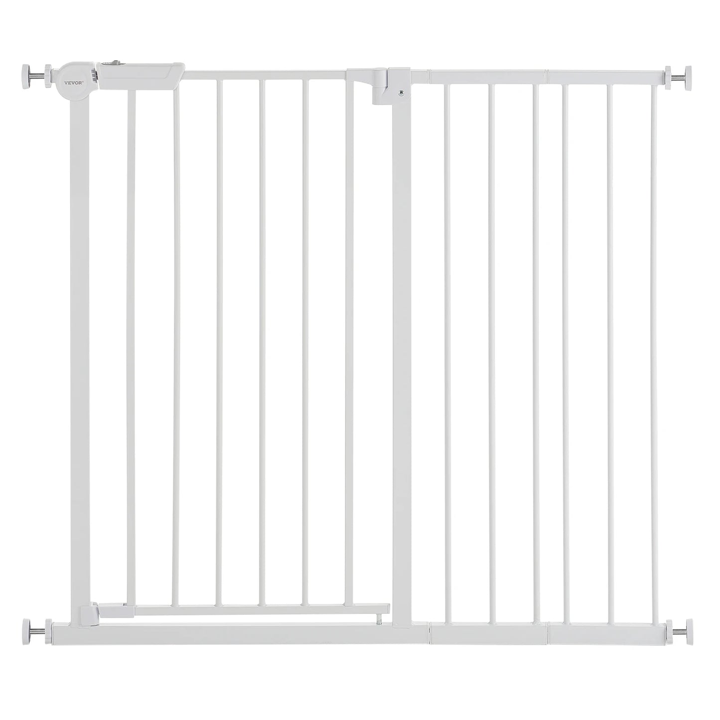 SucceBuy Baby Gate Pressure Mount Walk Through For Kids Pets