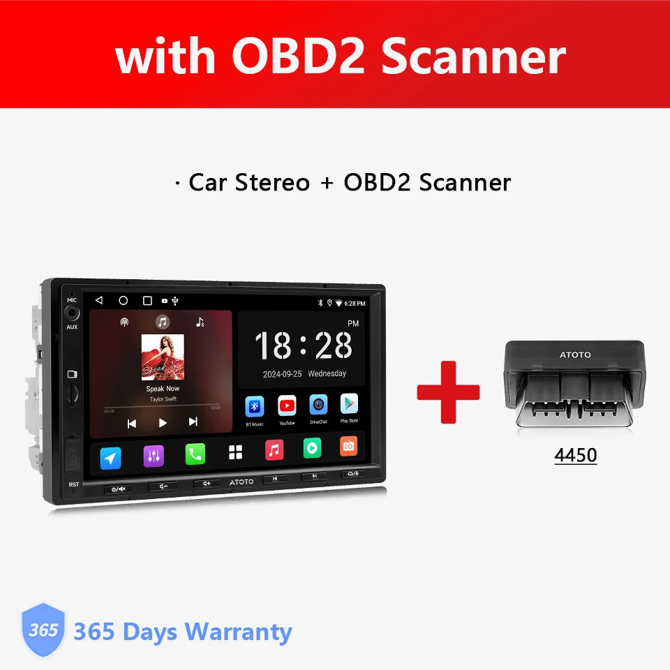 ATOTO Android Car Stereo With CarPlay Navigation And Multimedia