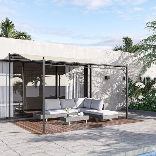 Steel Outdoor Pergola Gazebo For Patio Garden And Deck