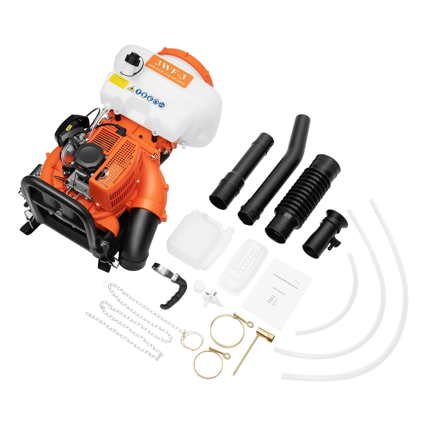 Backpack Gas Fogger Sprayer With Detachable Tubes For Garden