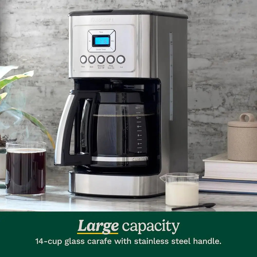 Programmable 14 Cup Coffee Maker With Auto Shut Off
