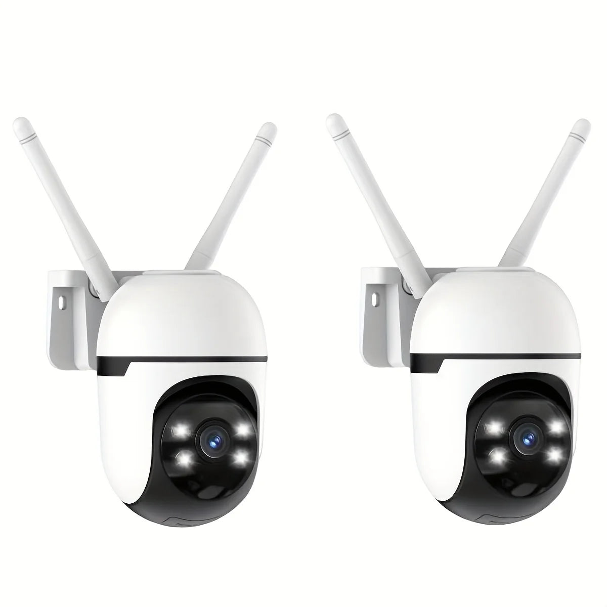 WESECUU PTZ Outdoor Camera 360 Auto Tracking 4MP Night Vision