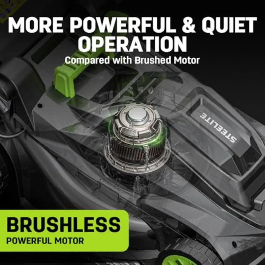 SHXI 40V Brushless Electric Mower And Leaf Blower Combo